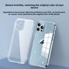 Phone Case For iPhone 17 Air 16 15 14 7 8 Plus 13 12 11 Pro Max Clear Bumper Hard Silicone Luxury Transparent Shockproof Cover