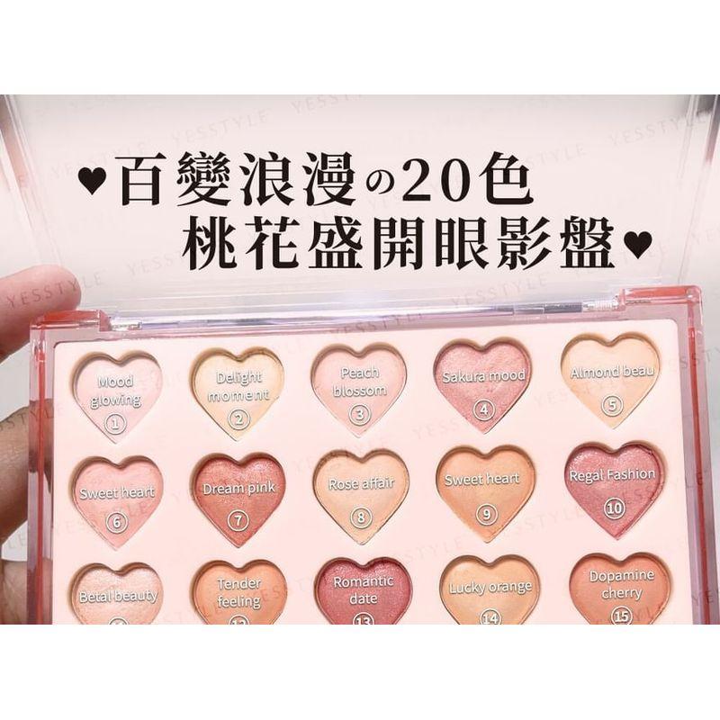 UNICAT - Lovely Heart Eye Shadow Palette Peach Blossom