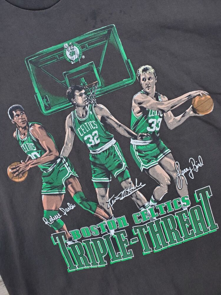 Larry Bird Kevin McHale Robert Parish BLACK T-shirt Unisex S to 5Xl Unisex T-Shirt S