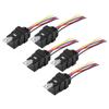 X AUTOHAUX JD2912 Relay with Wire for Automotive Pack of 5 Socket, 5-Pole, 40A, DC24V, Bundle, Universal, Waterproof, Use,