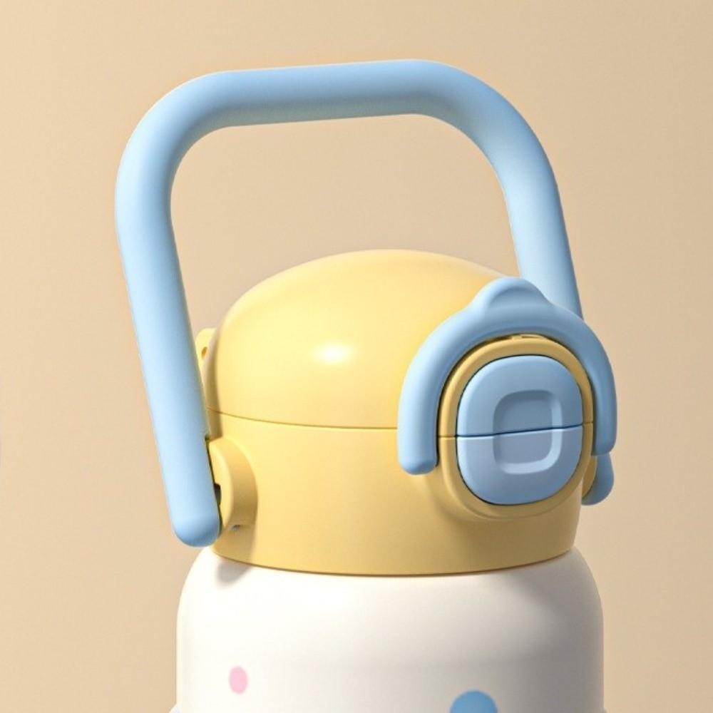 Portable Handheld Thermos Cup Leak-Proof Vacuum Flask Unique Thermos Water Bottle  For Women