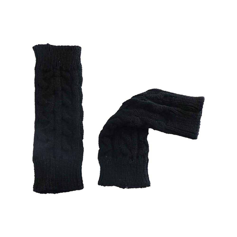 Outdoor Riding Mittens Winter Gloves  Half Finger Gloves Cute Knitted Gloves  Winter
