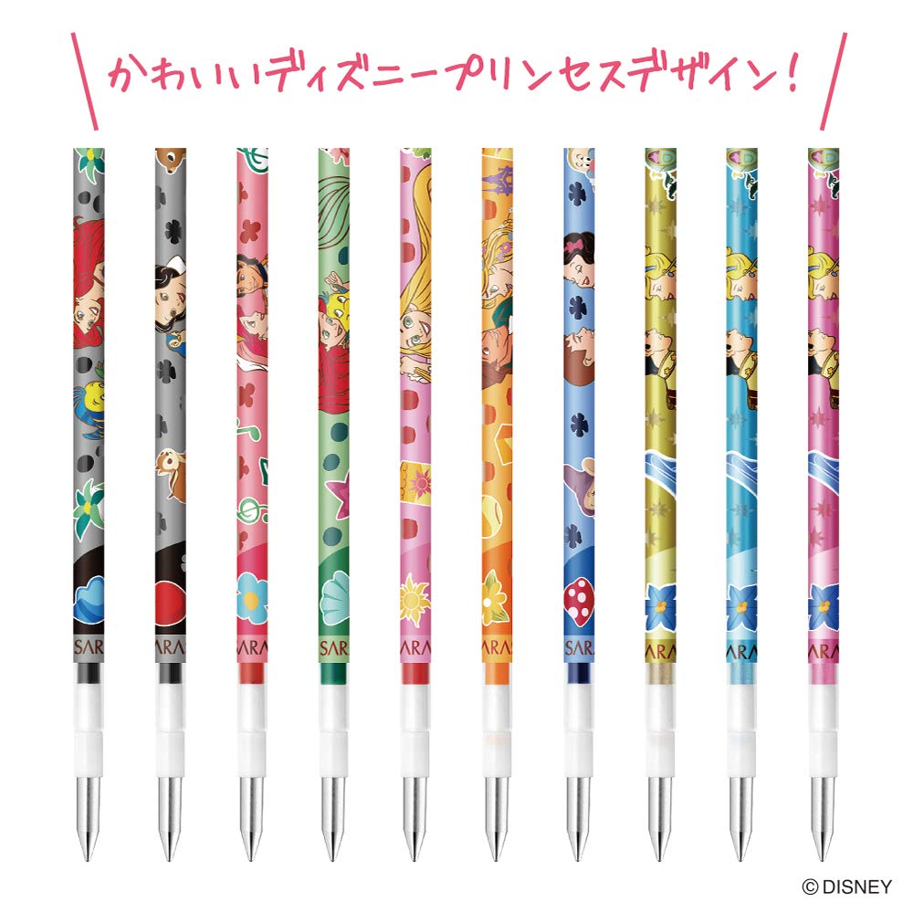 Zebra Refill Disney Princess 10 Colors NJK-0.5 SE-RNJK518-DSP2