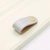 Artificial Leather Nordic Kitchen Wardrobe Cabinet Environmentally Soft Drawer Handle Leather Handle Door Pulls Furniture Knobs