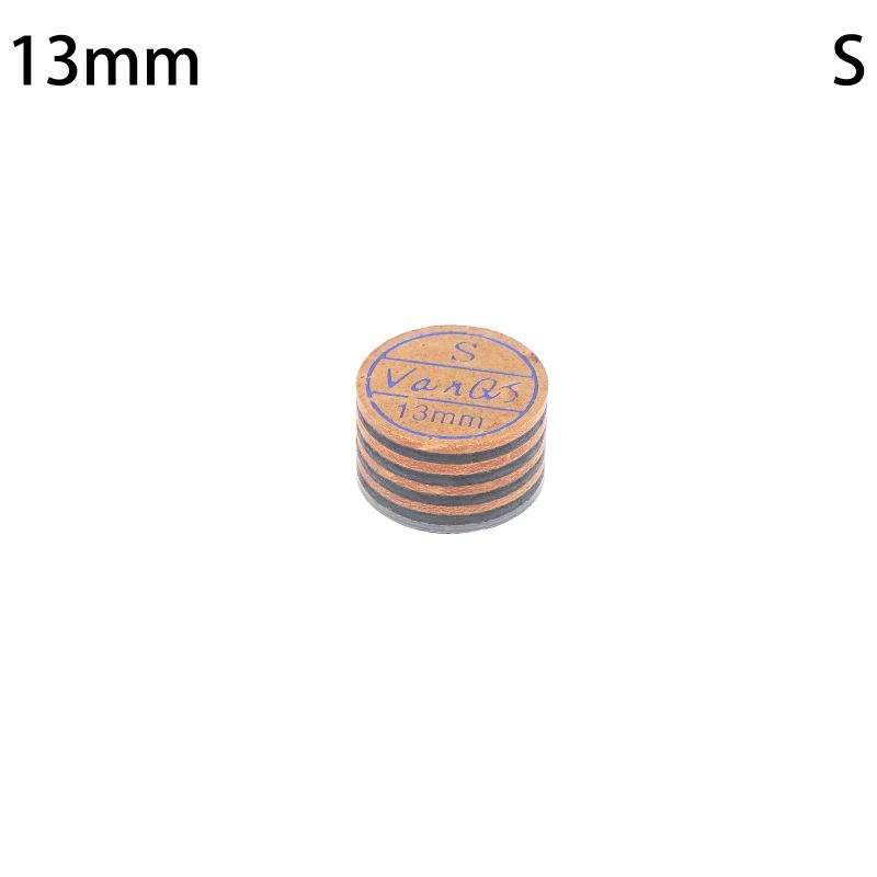 8-Layer Leather Billiard Cue Tip With Transparent Mat 13Mm/14Mm Grade S/M/H Table Tennis Cue Tip
