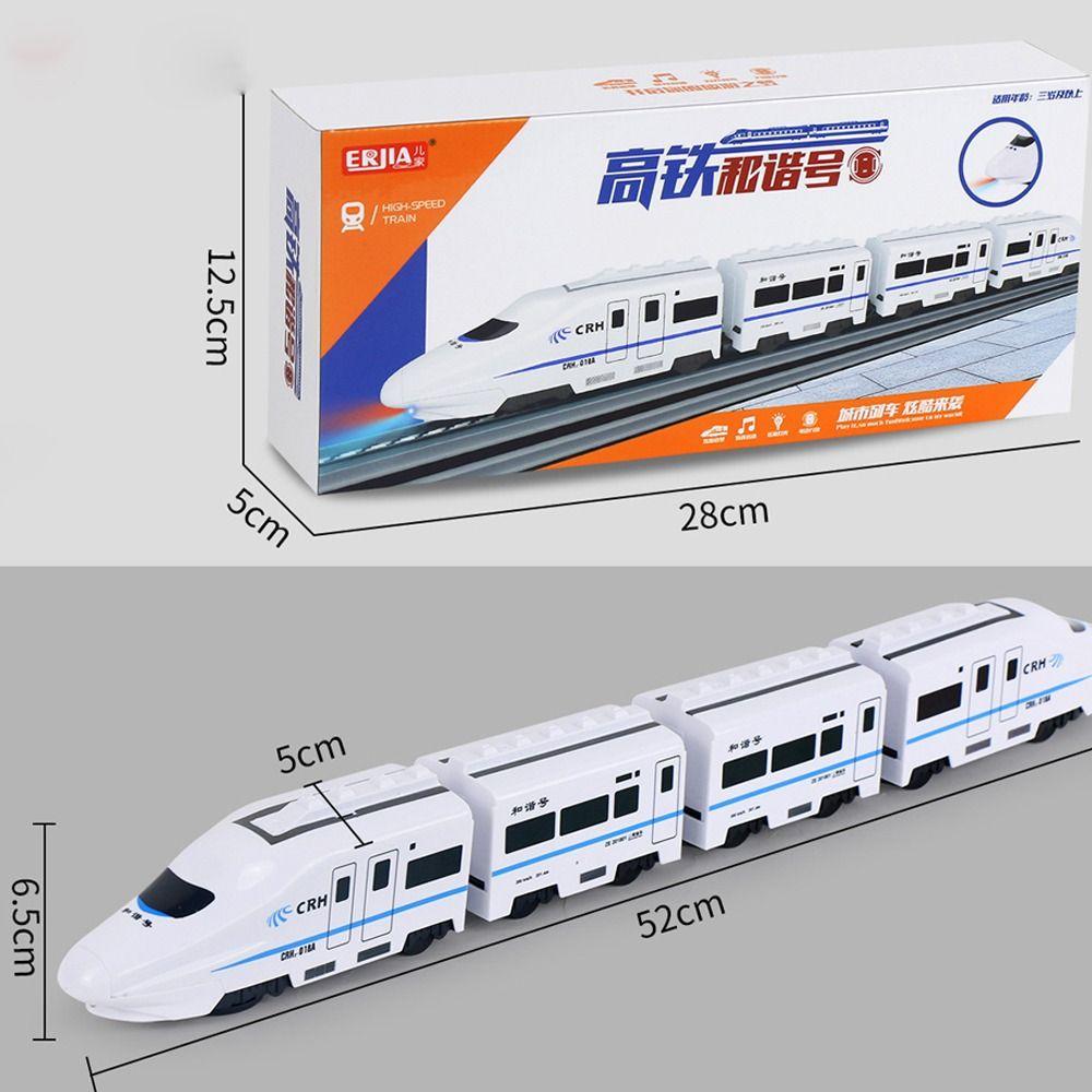 Electronic Components Simulation Harmony Rail-car High-speed Railway Train Toys  Educational Toy