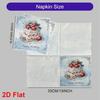 20pcs Disposable Napkins with Cake Pattern Print for Wedding,Parties,and Daily Use for Thanksgiving Fall Christmas Table Decoration