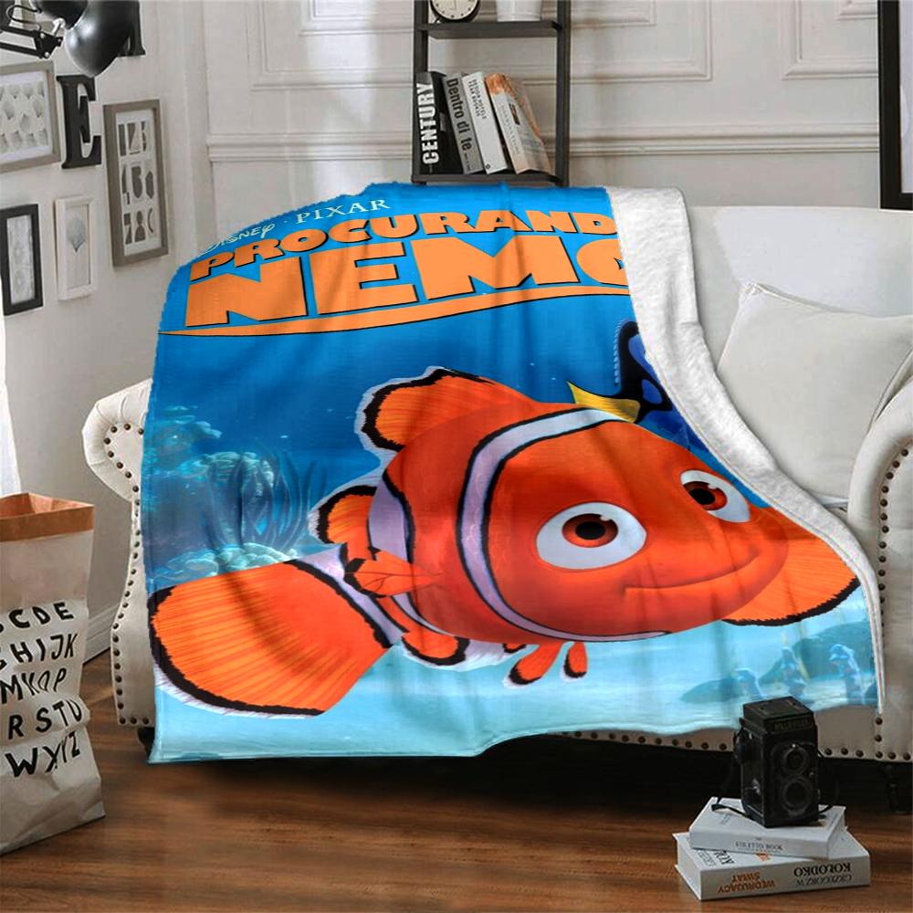 Nemo Theme Printed Blanket - Perfect for Couch, Bed, Travel & Outdoor Use | Machine Washable, Cozy & Durable.