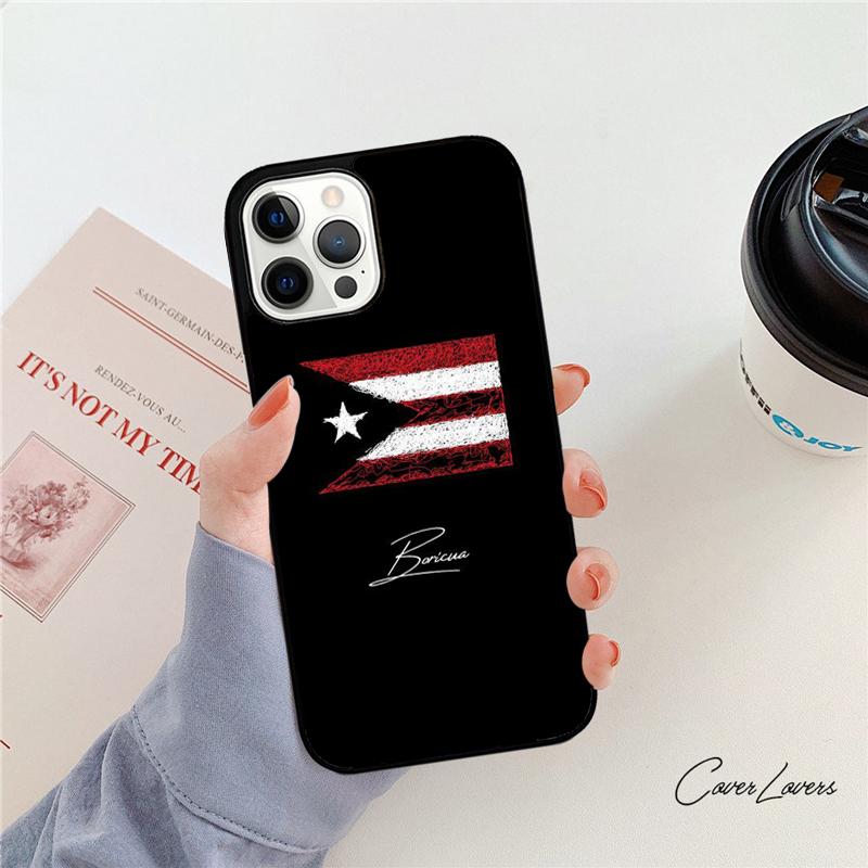 Puerto Rico Flag Phone Case For Apple iPhone 17 Air 11 Pro Max Plus Coque For iPhone 17 Air 14 15 16 13 12 Max Cover