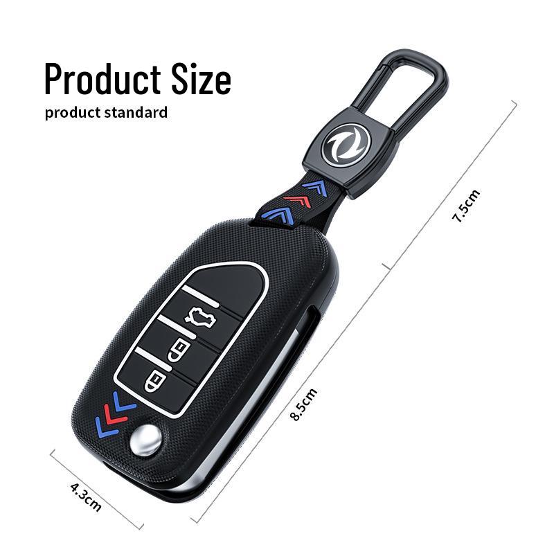 Creative Key Fob Cover for Dongfeng Fengshen AX7, A30, AX5, AX3, Fengdu MX5, and AX4 - Men's Edition
