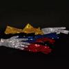 Internet Celebrity Gloves Fashion Stage Performance Sequins Short Glove Black Silver Red Yellow Blue Shinning Mittens  Red