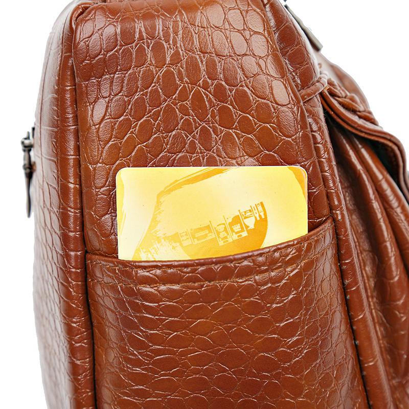 Women's Soft Leather Bag Crossbody Bag Large Capacity Mother Bag
