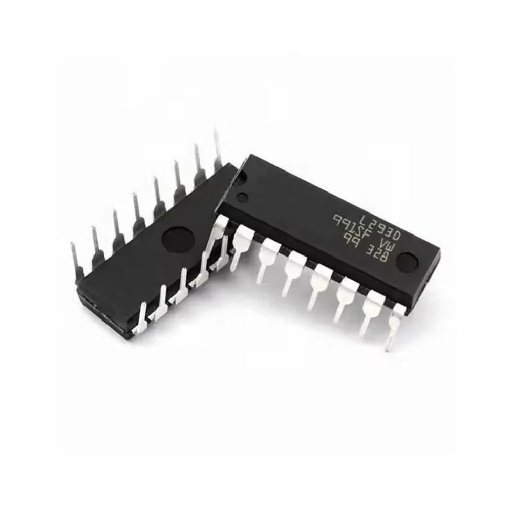 10pcs 1.2A Channel 16-pin IC Stepper L293 L293D Chip Bidirectional Driver  Electronic Components