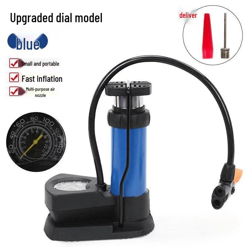 Lishi Portable Foot Pump with Pressure Gauge
