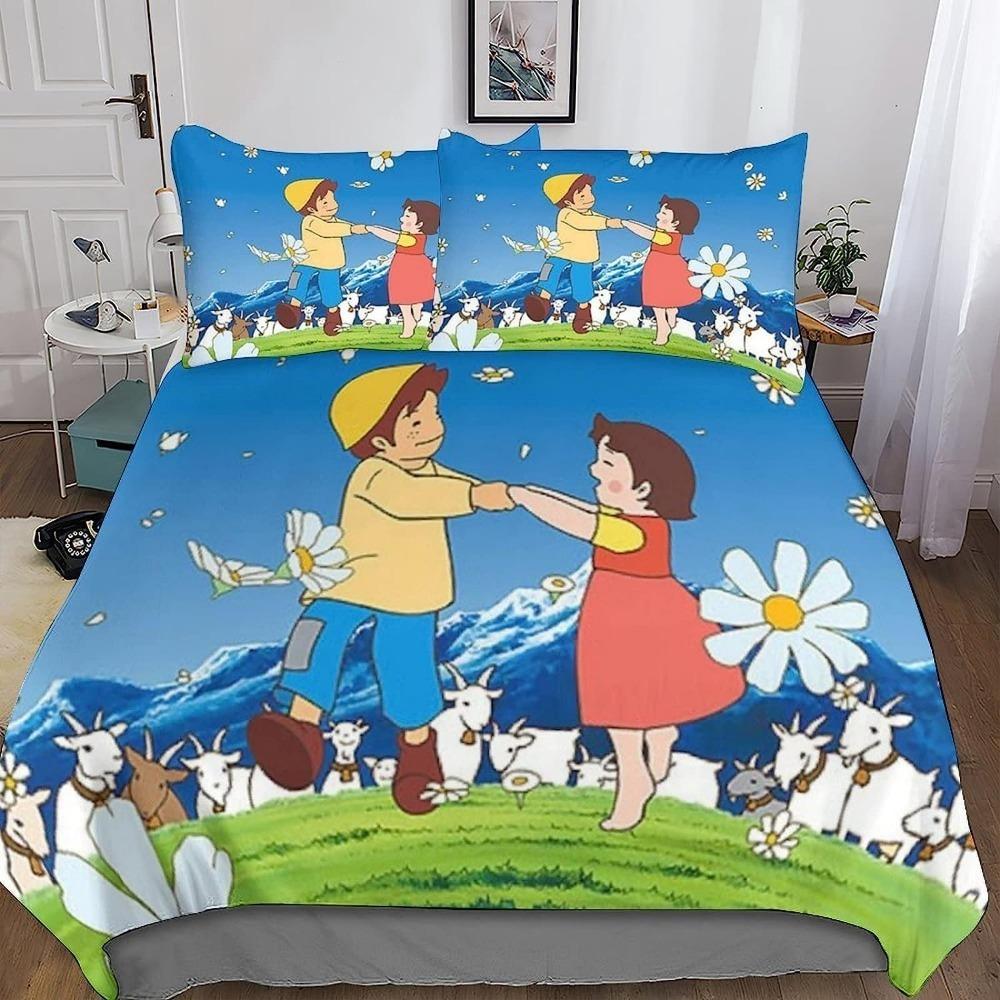 Cute Girl  Anime Patternduvet Cover   Bed Sheets Down Duvet Covers, Children's Duvet Covers, Adult Microfiberduvet Covers