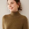 Cashmere Knit Women's High Neck Long Sleeve Sweater - Soft, Loose, Warm, and Skin-Friendly for Autumn and Winter