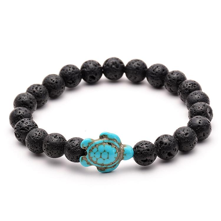 

JYL TS Bracelet Men s Onyx Braided Stylish Attracts Success & Stability volcanic колір темно зелені джунглі