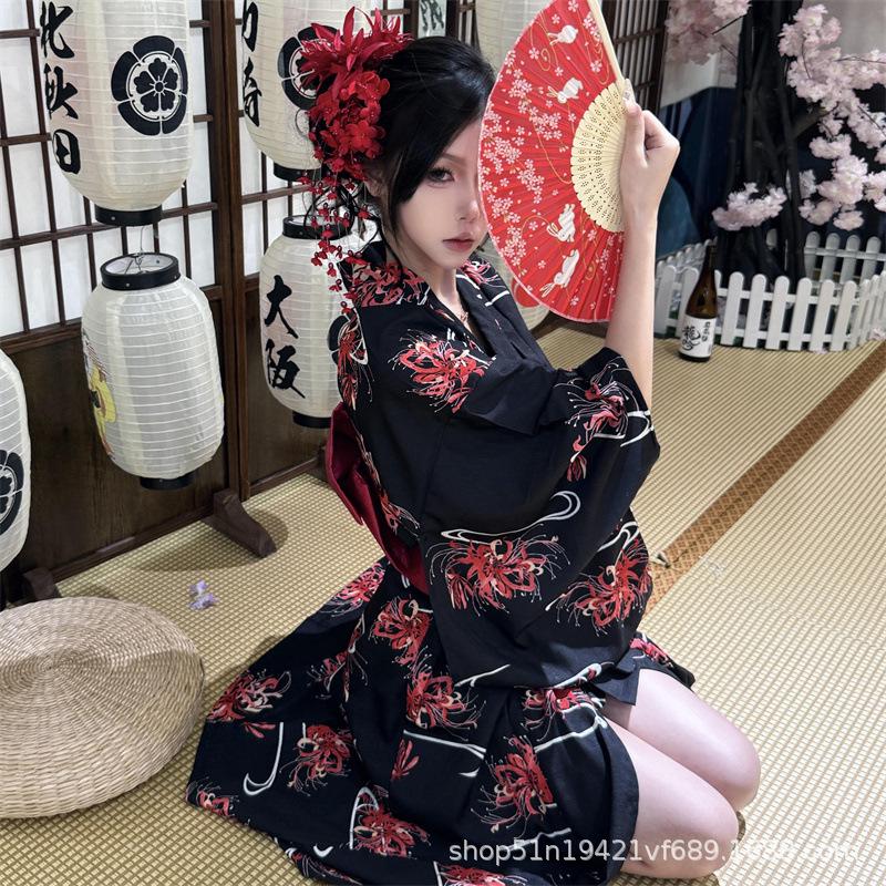 Set di Abbigliamento Fotografico Kimono e Yukata Giapponesi Retrò