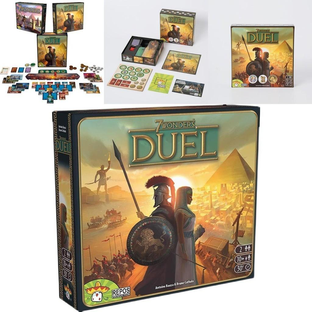 Epic Duel Of 7 Wonders Family Card Game For 2 Players