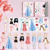 Paper Magnetic Dress Up Baby Repeatable DIY Sticker Decoration Toy  Child