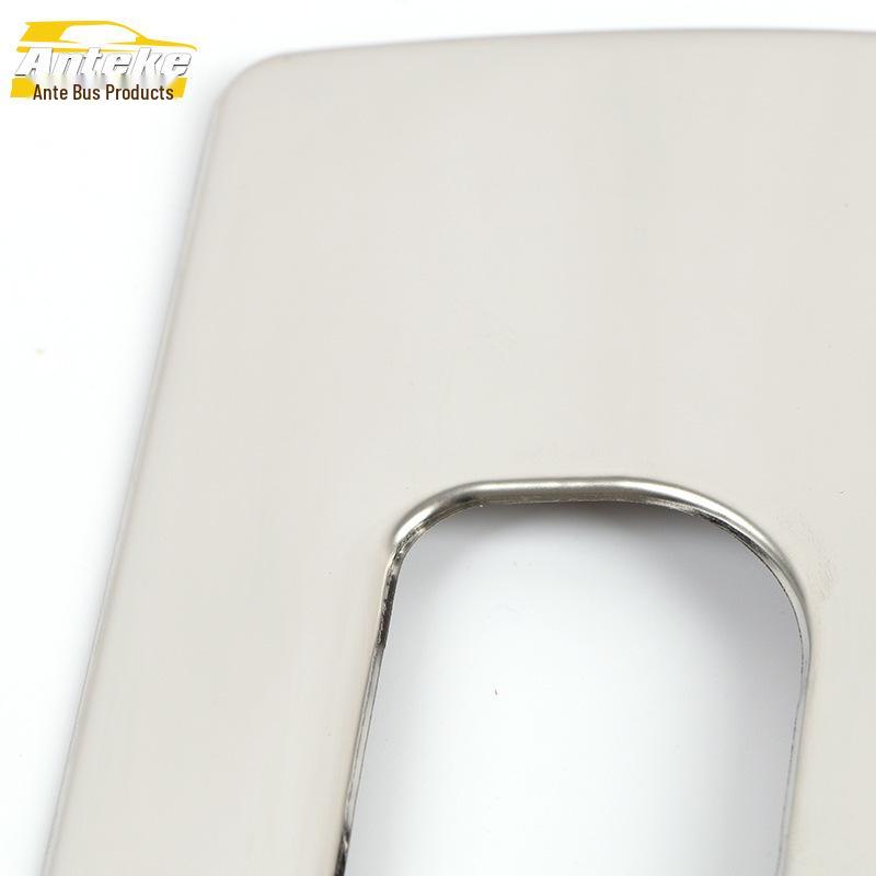Mustang T70 Stainless Steel Center Console Storage Box Decorative Cover