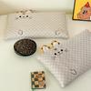 2Pcs Cartoon Pattern Summer Ice Bean Pillowcase Rectangular Pillow Protecter  Dormitory