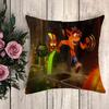 Anime Kissen Crash Bandicoot Kissenbezug x Dekorative Kissenhülle Sofakissen Herbstdeko Kissenbezüge Autodekoration