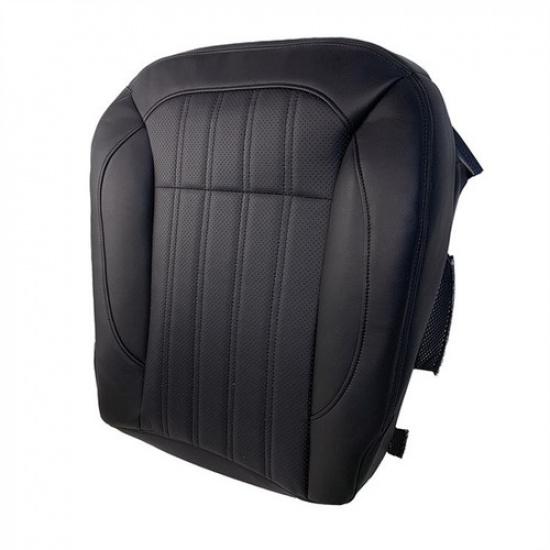 Black/Beige Leather Car Left Driver Seat Cover Change For Benz GL350 GL450 13-16