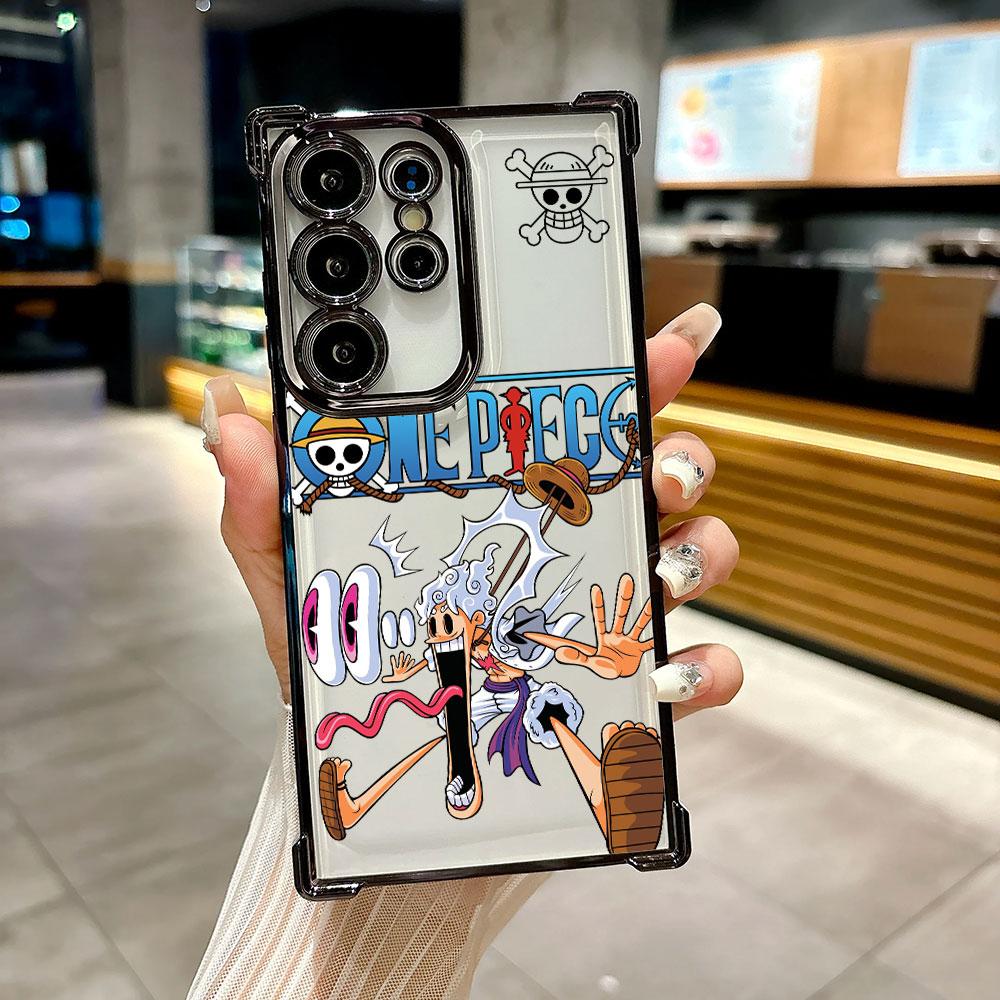 Luffy Zoro Cartoon Coque For Galaxy S26 Ultra One Pieces Phone Case For Samsung S26 S25 S24 S23 S21 Ultra S20 FE S25 Plus Cover