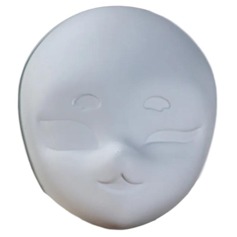 Plastikmaske Handbemalte Maske Unbemalte Maskerade-Maske Leere Bemalbare Maske für Kind Erwachsener Halloween-Kostüm