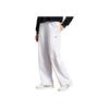 Adidas Embossed Monogram Fleece Pants Women Pants White IJ9627