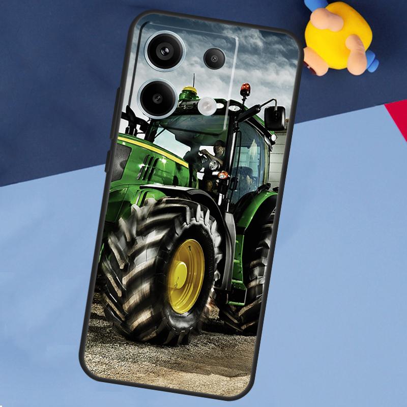 Farm Vehicle Tractor Case For Xiaomi Redmi Note 13 Pro Plus Note 9 10 11 12 Pro 9S 10S 11S 12S 10C 12C 13C Coque