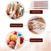 7Pcs Artist Paint Brush Bristle Paintbrush Wood Handle Paint Brush for Oil Acrylic Watercolor Gouache Painting