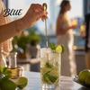 Stainless Steel Cocktail Drink Spoon Spoon Stirrer Mixing Stirrer Bar Long Handle Barista Coffee Stirring Tool with Spiral Twisted