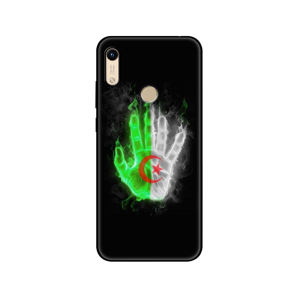 Black Tpu Case For Huawei Honor 8a Prime 8s Prime 9 Lite Honor 9A 9C 9X Premium 9x Pro 9S Case Cover Algeria Flag