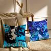 Game Cool P-Persona 3 Reload Cushion Cover Silky Short Plush With Invisible Zipper Dustproof Sofa Pillow Cover For Home Decor