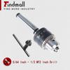 findmall 5/64 Inch - 1/2 Inch Mini Metal Lathe Tail Stock Drill Chuck Tool With MT2 Arbor Fit for CNC Lathe Milling Drill Machine