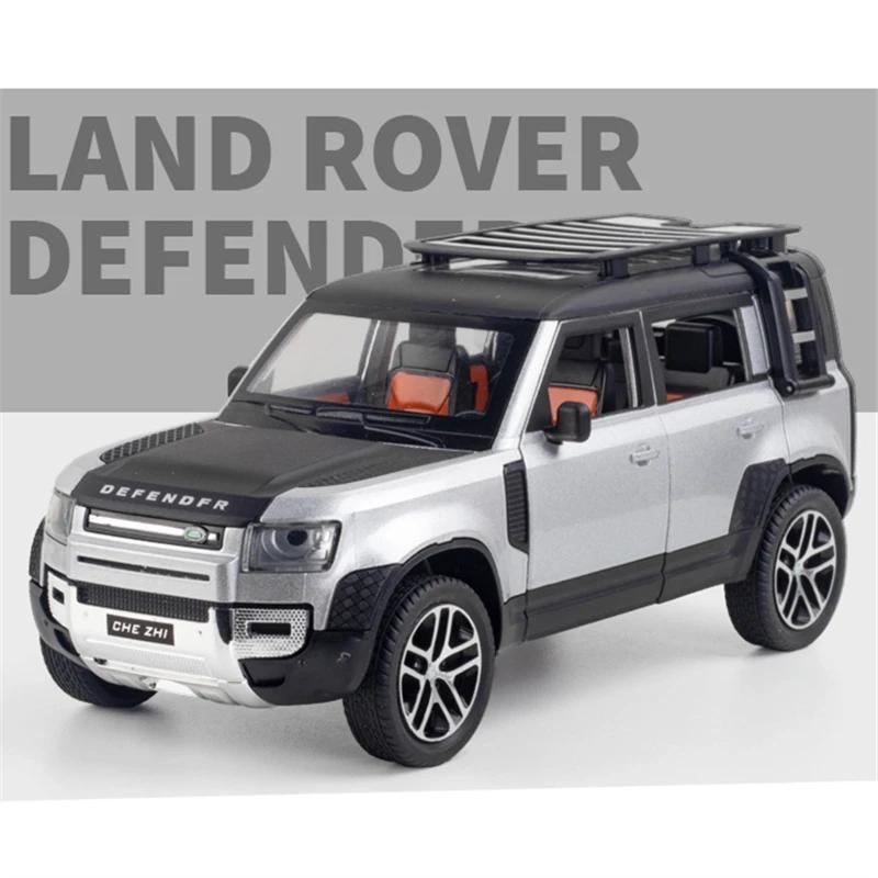 New 1:24 Land Rover Defender SUV Toy Alloy Car Diecasts & Toy Vehicles Metal Car Model Simulation Collection Toys For Kids Gifts