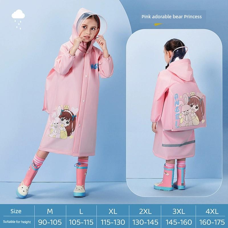 Children's Raincoat for Boys, Waterproof, Lightweight, Special for Kindergarten and School, for Girls, Primary School Students, Poncho, 2026 New Model