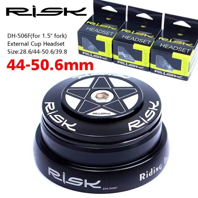 Risk Bicycle Headset Integrated 1 1/8 Steering Column 34 41 41.8 44 49.7 50.6 55 56Mm Mountain Bicycle Press Bearings Box Fork