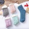 Fashion Keep Warm Women Fashion Patchwork Ladies Patchwork Thick Socks