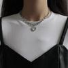 Heart Pendant OT Buckle Necklace - Versatile Women's Choker & Clavicle Chain Jewelry