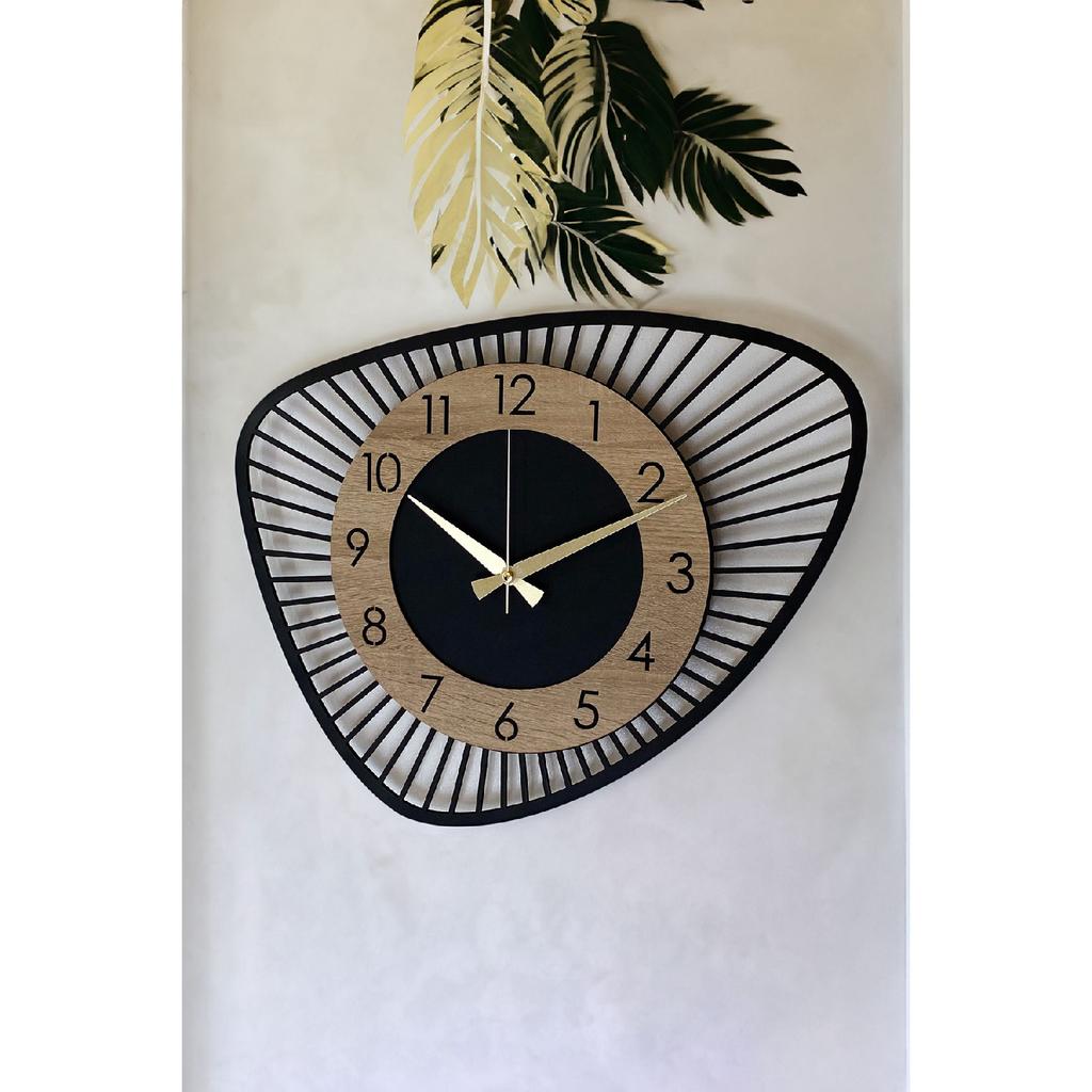 Decorative New Modern Bellatrix Wooden Wall Clock 48 Cm