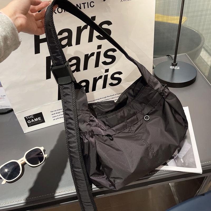 2026 Waterproof Foldable Crossbody Bag - Unisex, Lightweight, Large Capacity, Oxford Cloth 34cm x 24cm x 12cm