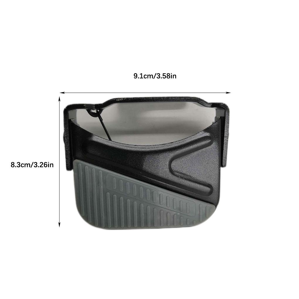 2 Pieces Bike Footrest Pedals Wear-Resistant Useful Cycling Accessory Heavy Duty High Intensity Foot Peg Rest Adults Child