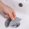 1Pcs Anti-blocking Sink Strainer Round Shape Hair Filtration Drain Filter Silicone Soft Floor Drain Waste Catcher Kitchen