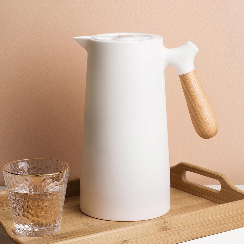 Large Capacity Portable Thermos Flask - Home & Dorm Hot Water Bottle, Teapot & Tea Cup.
