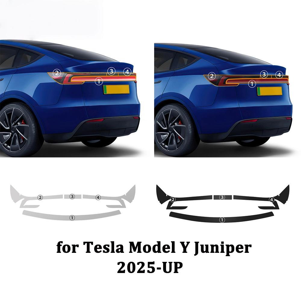 For Tesla Model Y Juniper Model Y 2025 2026 TPU Car Headlight Fog Tail Light Film Paint Protection Anti-scratch Accessories