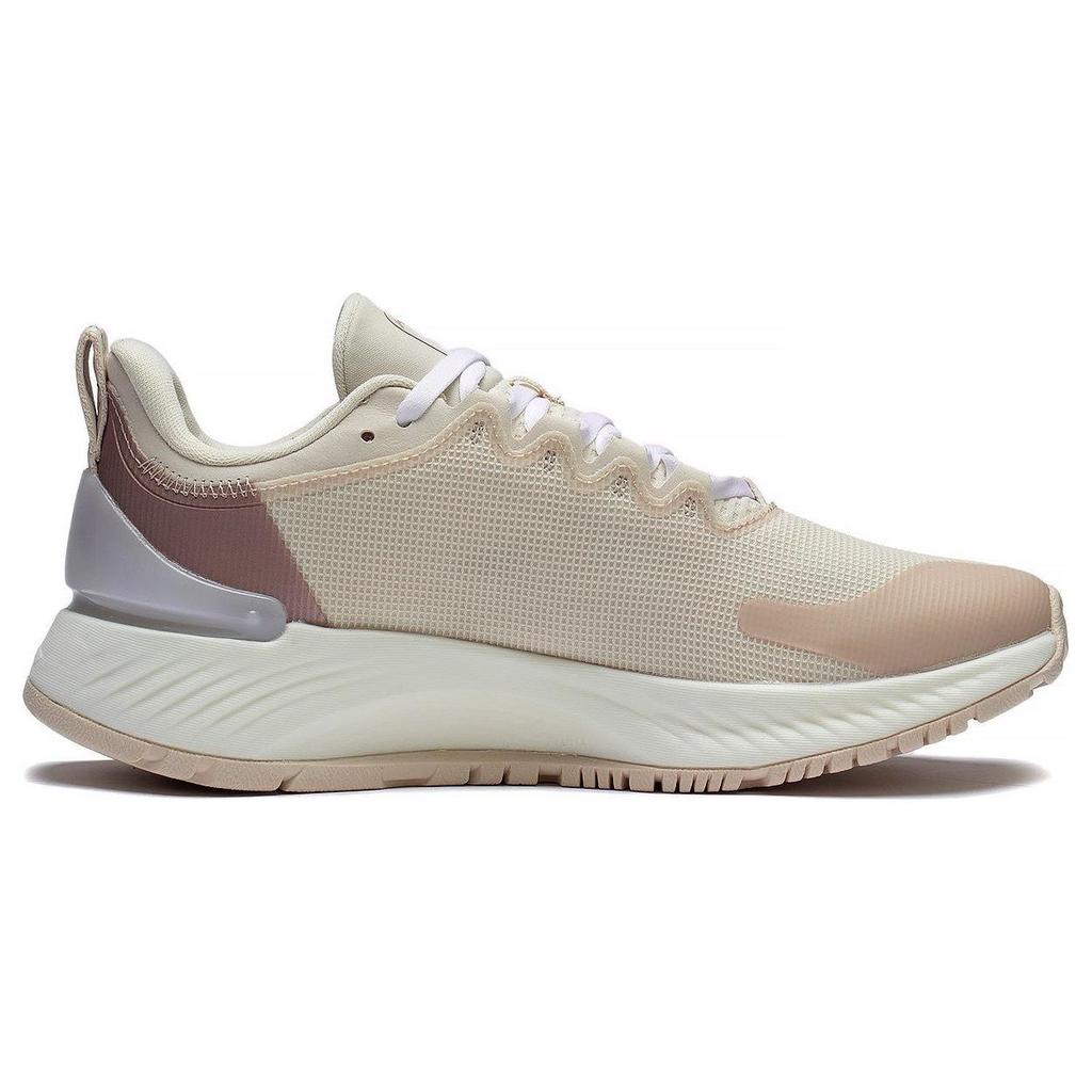Li Ning Yue Ying Element Non-Slip Wear-Resistant Breathable Low-Top Running Shoes Women Sneaker Gray ARHS008-10