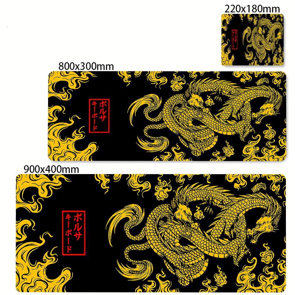 Red Dragon Large Mouse Pad Table Mat Gamer Mousemats Office Mouse Mat Rubber Anti Slip Big Mousepad Keyboard Mats For Computer